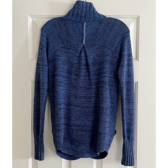 Ivivva Lululemon Girls Blue Wrap Star Knit Cardigan - Picture 4 of 8